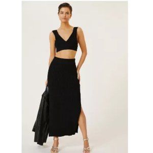 Anthropologie Cropped Tank Sweater and Skirt Set - NWT